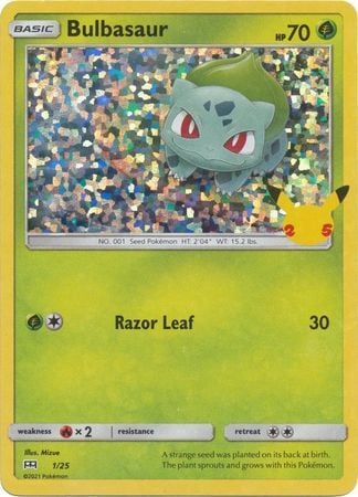 Bulbasaur holo from 2021 McDonald's promotion.