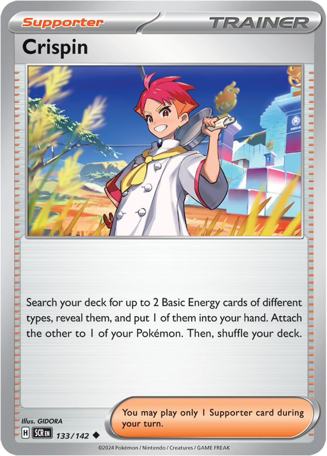 Crispin Pokémon card.