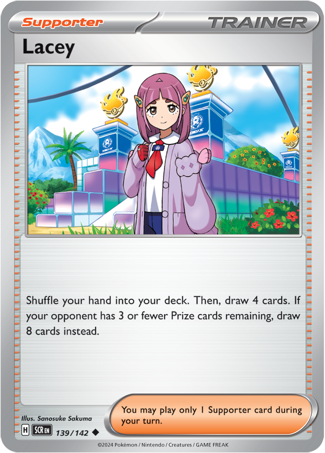 Lacey Pokémon card.