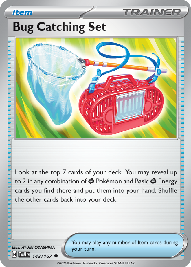 Bug Catching Set Pokémon card.