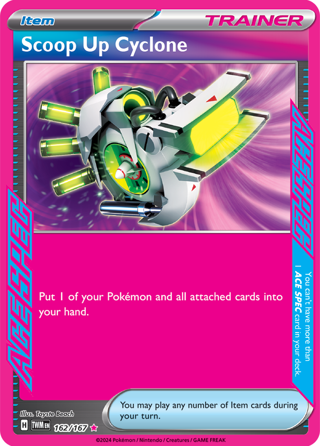 Scoop-Up Cyclone Pokémon card.