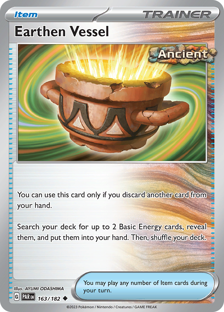 Earthen Vessel Pokémon card.