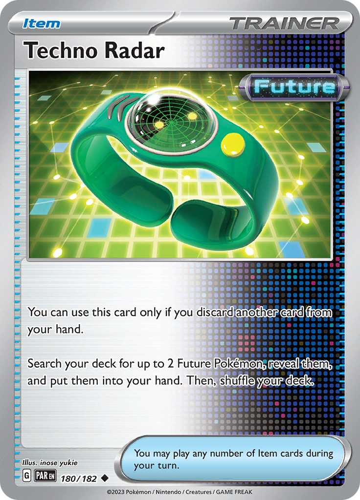 Techno Radar Pokémon card.