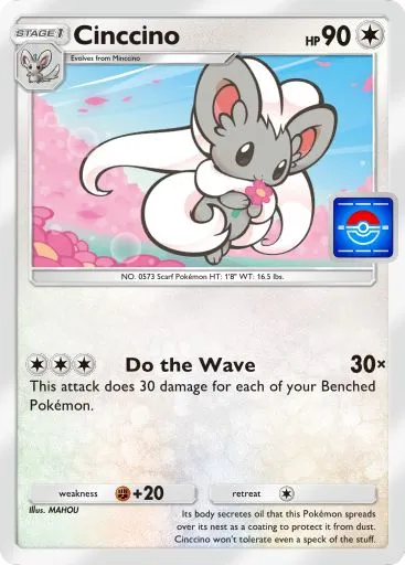 Cincinno Pokémon TCG Pocket card.