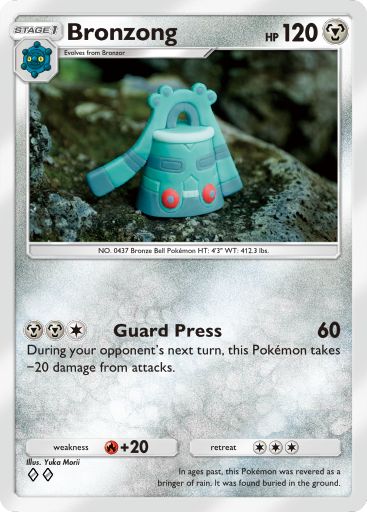 Bronzong from Space-Time Smackdown in Pokemon TCG Pocket