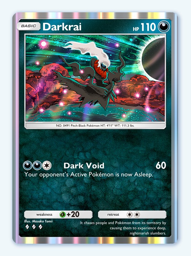 Darkrai from Space-Time Smackdown in Pokemon TCG Pocket