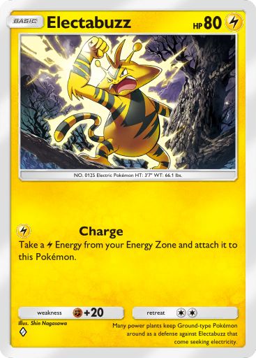 Electabuzz from Space-Time Smackdown in Pokemon TCG Pocket