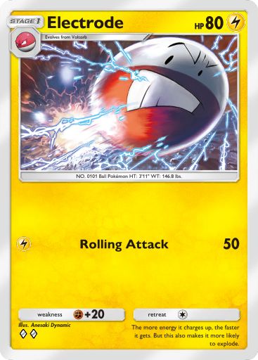 Electrode from Space-Time Smackdown in Pokemon TCG Pocket