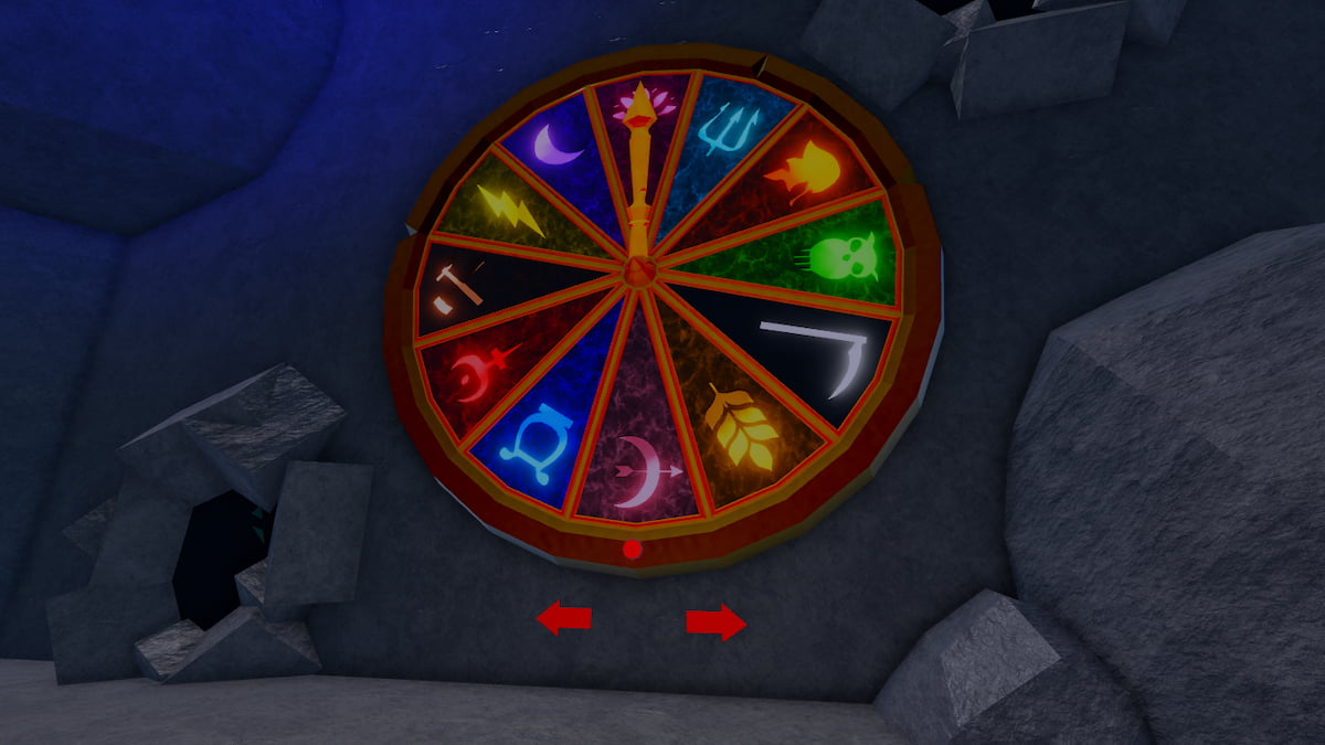 Picture showing the Zeus Wheel Clock puzzle in Fisch.