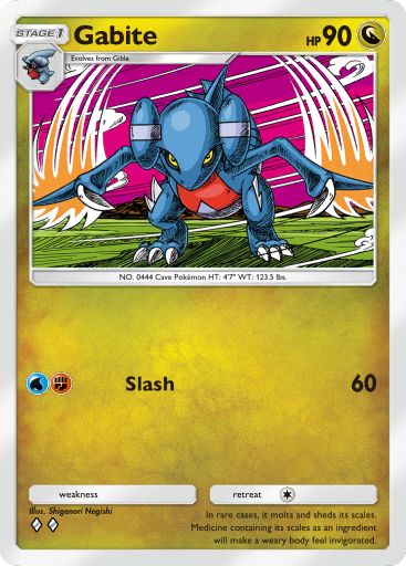 Gabite from Space-Time Smackdown in Pokemon TCG Pocket