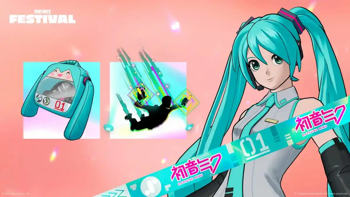 Hatsune Miku fortnite loading screen