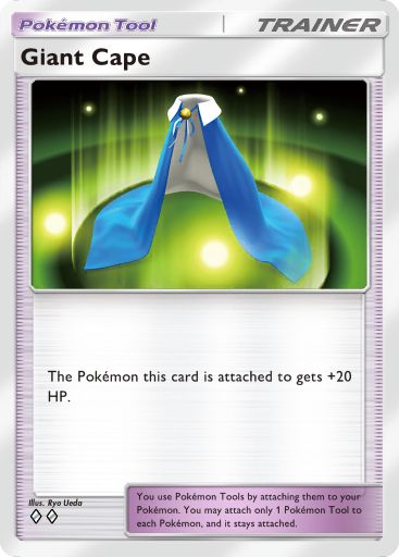 Giant Cape from Space-Time Smackdown in Pokemon TCG Pocket