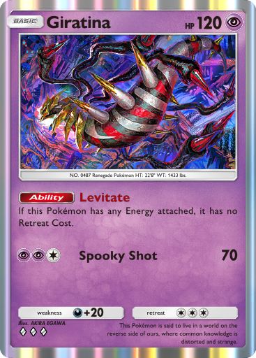 Giratina from Space-Time Smackdown in Pokemon TCG Pocket