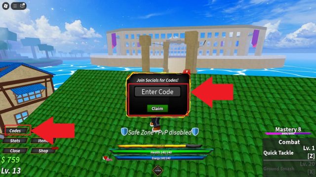 How to redeem Blox Fruit But Very Good codes