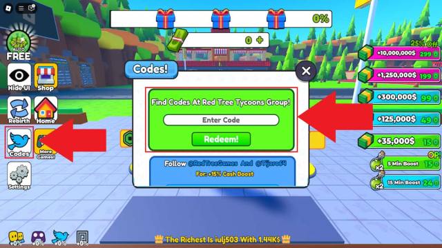 How to redeem Burgeria Tycoon codes