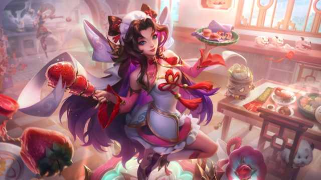 Picture showing the Dumpling Darlings Seraphine skin in League of Legends.