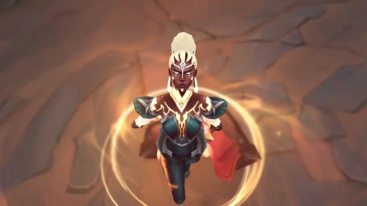 Picture showing Mel Medarda growing her mage powers in League of Legends.