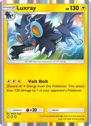 Luxray from Space-Time Smackdown in Pokemon TCG Pocket