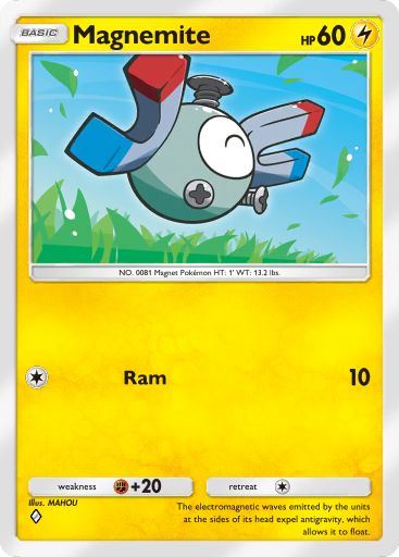 Magnemite from Space-Time Smackdown in Pokemon TCG Pocket