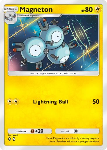 Magneton from Space-Time Smackdown in Pokemon TCG Pocket