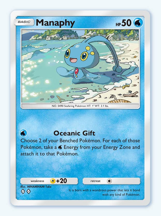 Manaphy from Space-Time Smackdown in Pokemon TCG Pocket