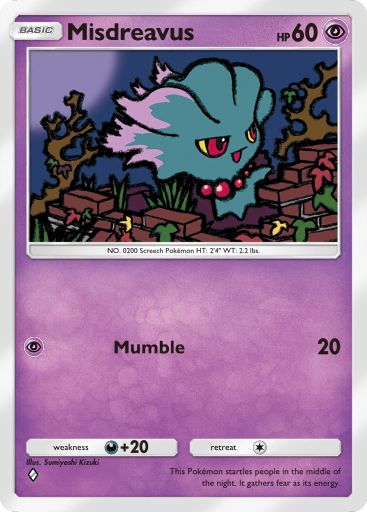 Misdreavus from Space-Time Smackdown in Pokemon TCG Pocket