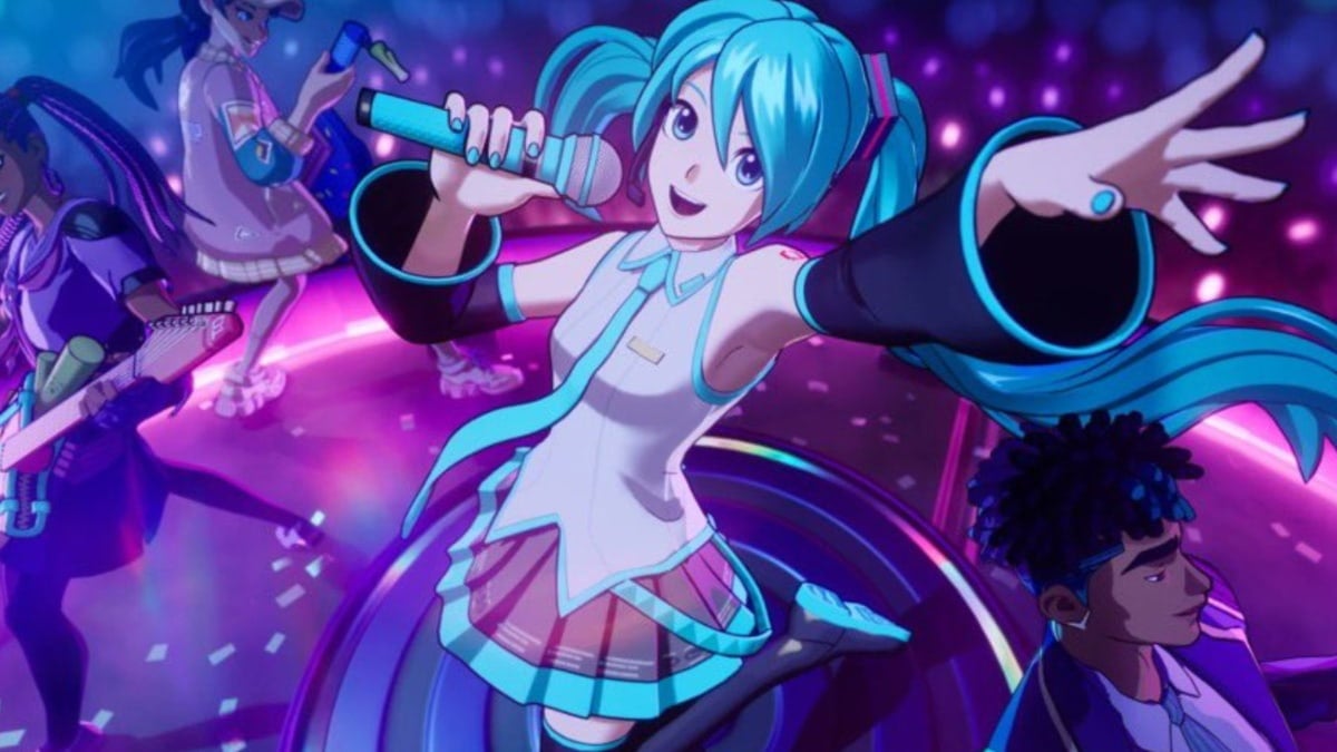 Fortnite players are creeped out by Hatsune Miku’s face