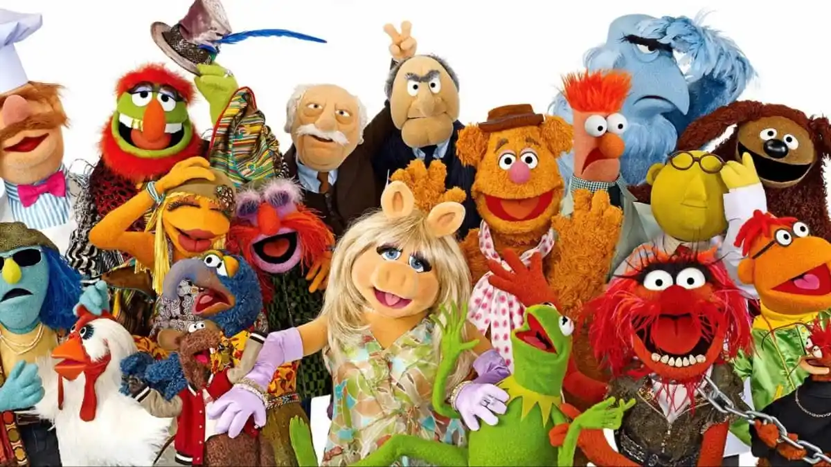 the muppets in a group photo