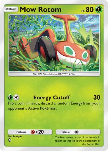 Mow Rotom from Space-Time Smackdown in Pokemon TCG Pocket