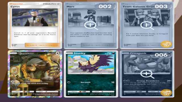 An example of a Themed Collection challenge in Pokemon TCG Pocket.