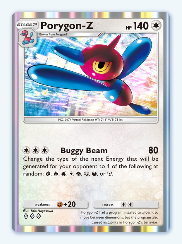 Porygon-Z from Space-Time Smackdown in Pokemon TCG Pocket