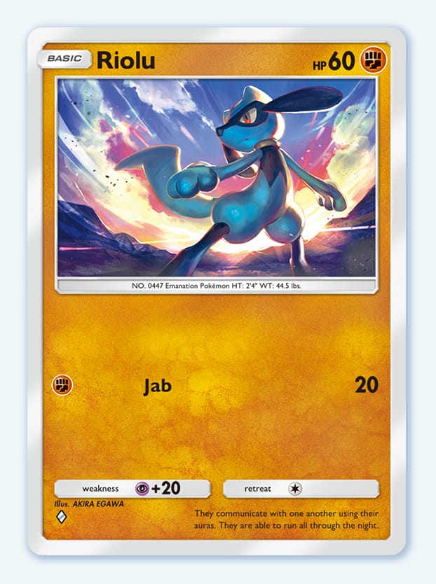 Riolu from Space-Time Smackdown in Pokemon TCG Pocket