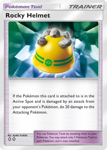 Rocky Helmet from Space-Time Smackdown in Pokemon TCG Pocket