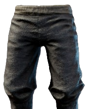 A pair of grey trousers in Enshrouded. This shows readers the Serpent Warrior Pants