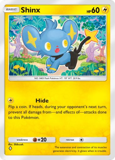 Shinx from Space-Time Smackdown in Pokemon TCG Pocket