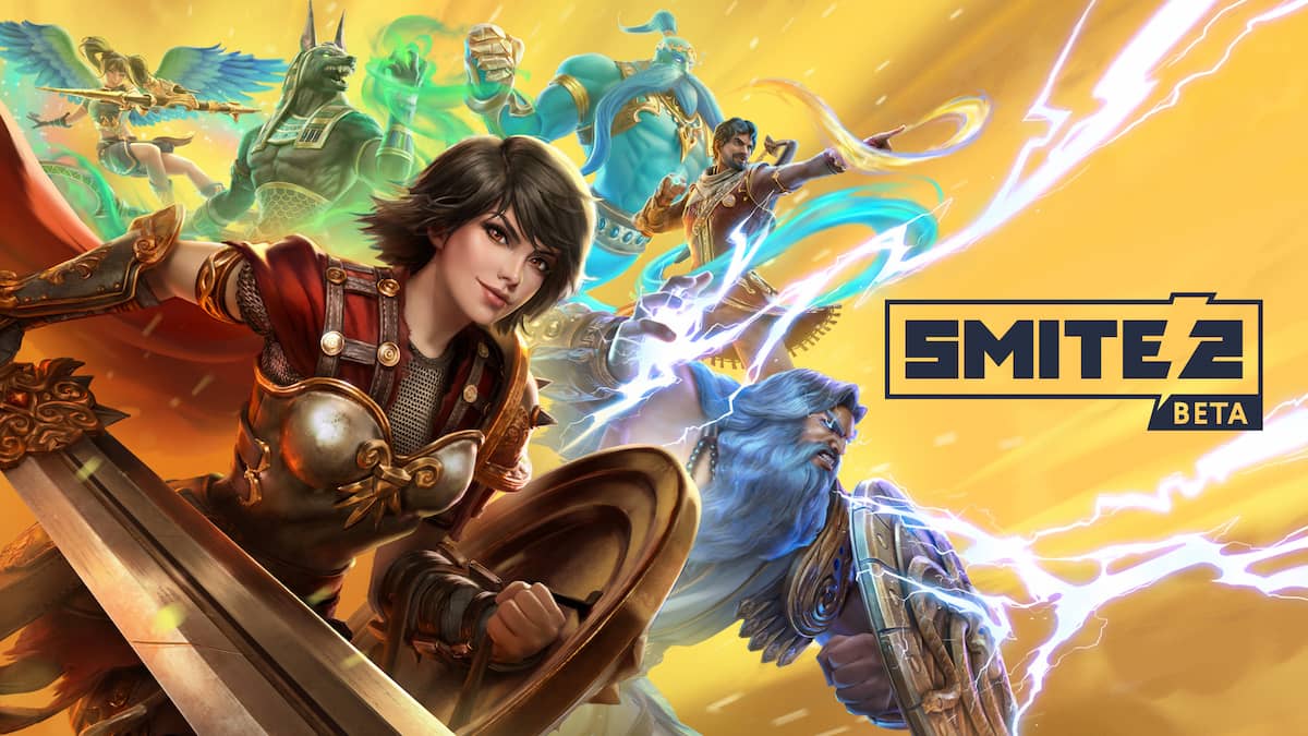 SMITE 2 beta launch splash page