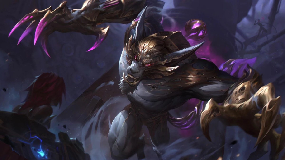 TFT set 13 warwick arcane splash art giant wolf man