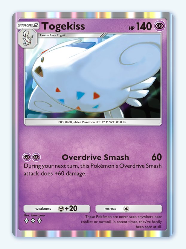 Togekiss from Space-Time Smackdown in Pokemon TCG Pocket