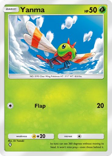 Yanma from Space-Time Smackdown in Pokemon TCG Pocket