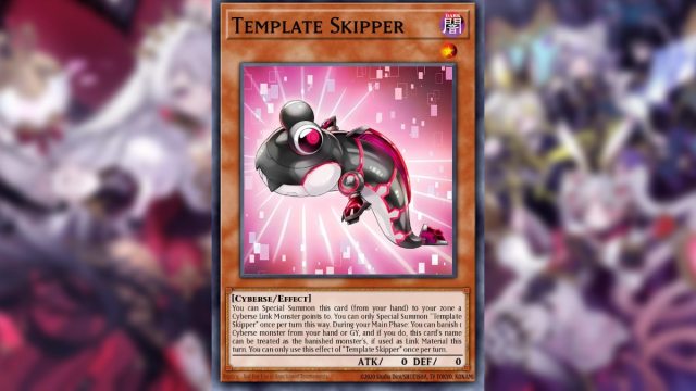 Yugioh card from Supreme Darkness Template Skipper small level 1 effect cyberse monster