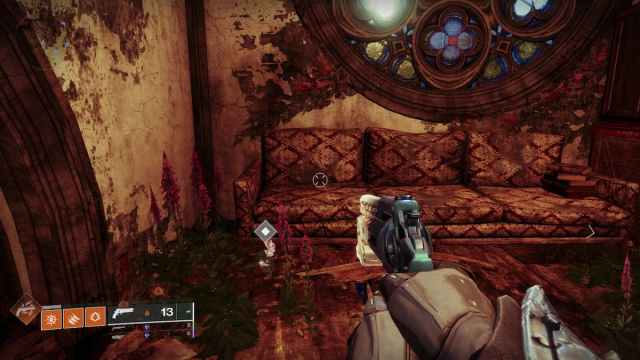 Mysterious Object near a couch in Destiny 2