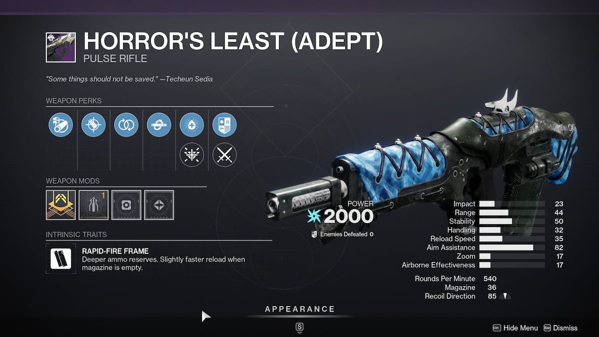 Horror's least in Destiny 2