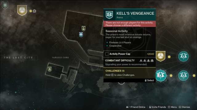 Kell's Vengeance node in Destiny 2