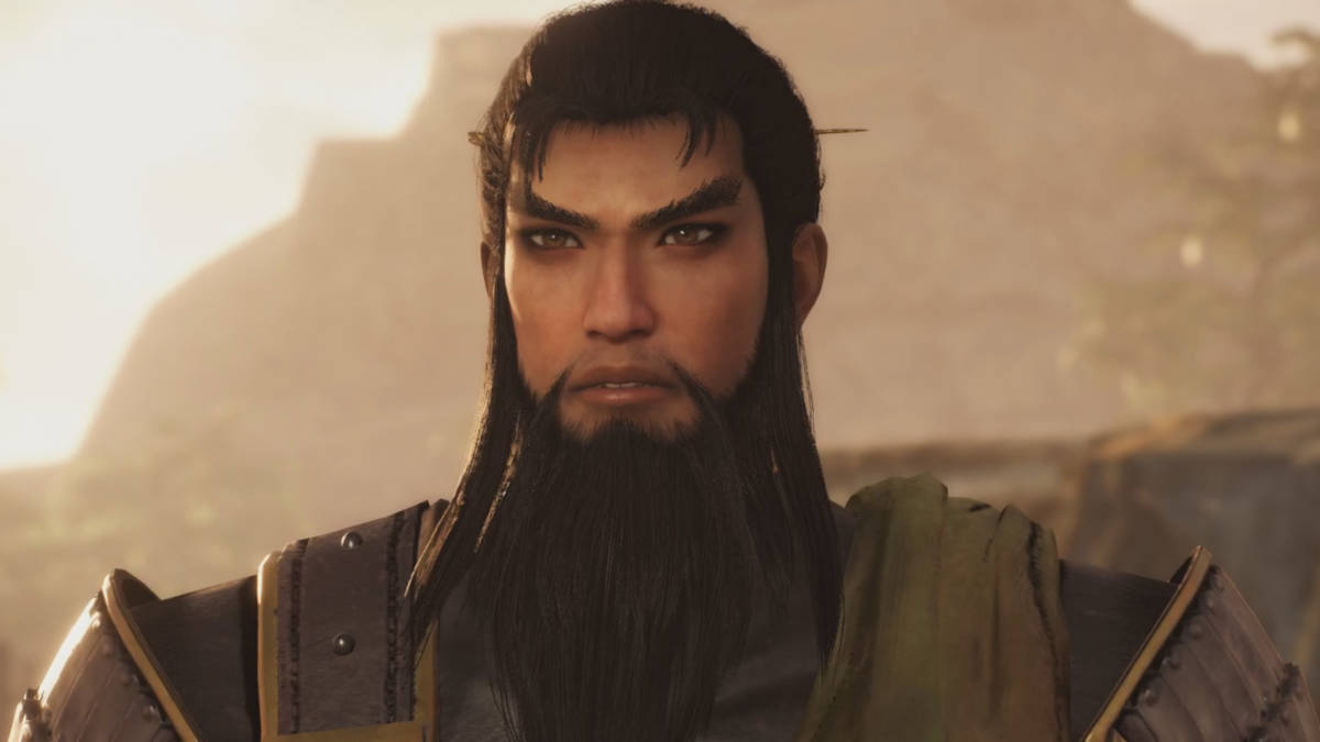 Guan Yu with his massive beard is one of the many Dynasty Warriors Origins Bonds you can establish.