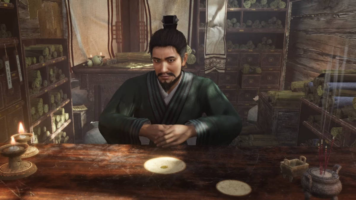 This man is the one you give Old Coins in Dynasty Warriors Origins.