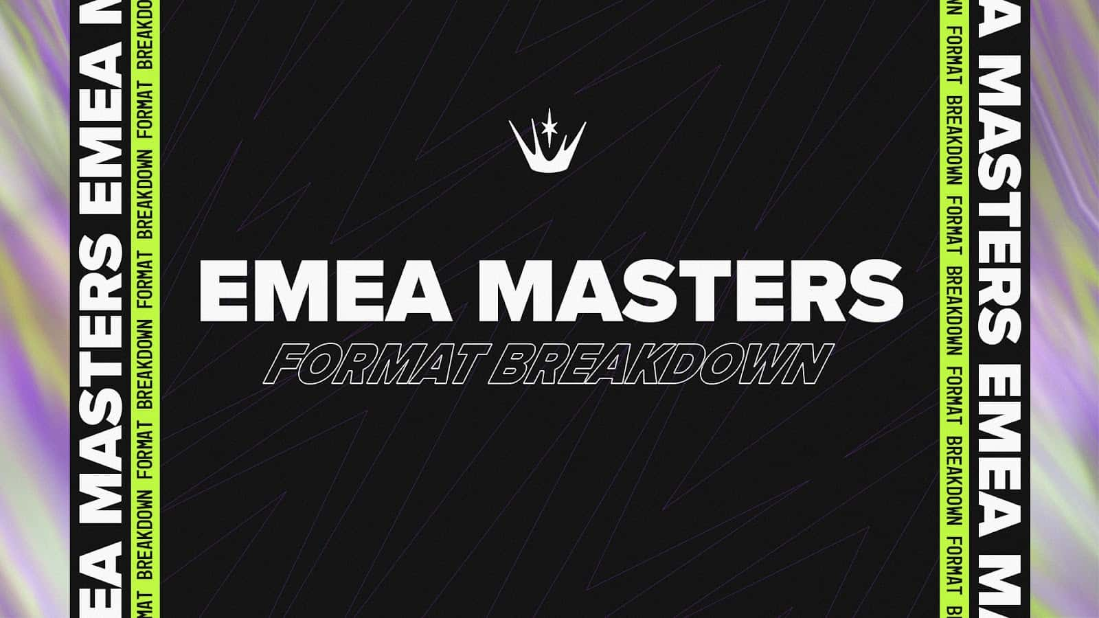 All changes coming to EMEA Masters 2025