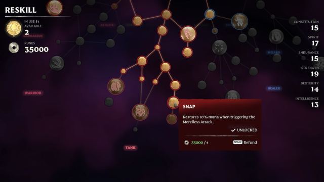 Skill Tree in Enshrouded