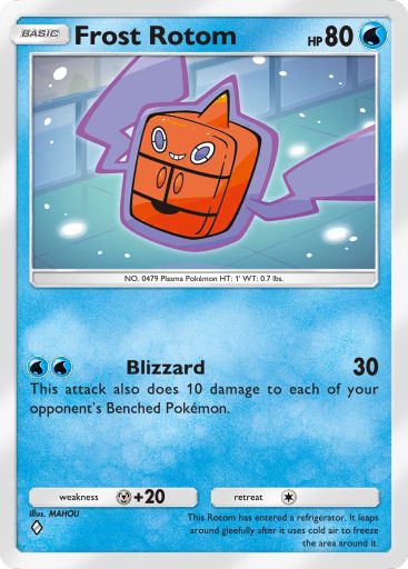 Frost Rotom from Space-Time Smackdown in Pokemon TCG Pocket