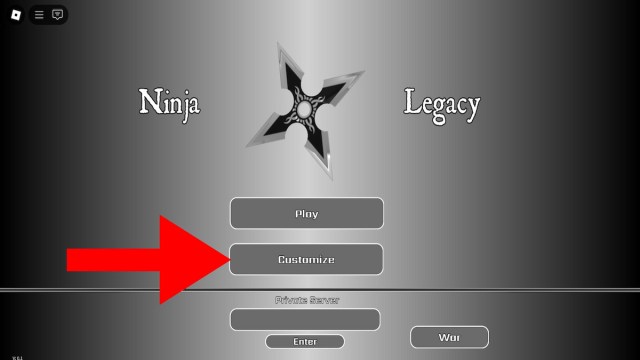 How to redeem Ninja Legacy codes step 1