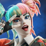 Karuta Harley Quinn in Fortnite.